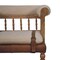 Homeroots 33in Brown Boucle and Solid Wood Upholstered Storage Bench With Cabinet 717484 - alternate 2