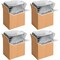 Ipower 12 in x 10 in x 7 in Office Product Carton with Foam Shipper, Silver, Foam, 4 PK OPFOAMCARTONSX4BAG - alternate 1