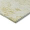 Homeroots 8' Gold Wheat And Ivory Round Floral Washable Indoor Outdoor Area Rug 583108 - alternate 5