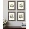Homeroots Set Of Four French Dogs Gold Framed Print Wall Art, 4PK 525771 - alternate 3