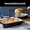 Staub Ceramic 2-pc Rectangular Baking Dish Setand, Dark Blue 1010156 - alternate 4
