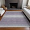 Homeroots 3' X 5' Lavender And Ivory Abstract Washable Indoor Outdoor Area Rug 599982 - alternate 3