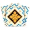 Homeroots 12" X 12" Gold Snowflake Peel and Stick Removable Tiles 556445 - alternate 5