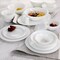 Gibson Ultra 36 Piece Tempered Opal Glass Combo Dinnerware Set in White 97082.36 - alternate 5