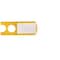Nahanco Yellow Stockroom Rail Dividers w/ Curvy Body, 25PK BRDCY - alternate 3