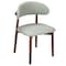 Leisuremod Sable Faux Leather Dining Chair with Rubberwood Legs SCW18LGR - alternate 1