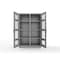 Strong Hold 14 GA Extra Heavy Duty Double Shift Clear View Cabinet 46-DS-LD-246-L - alternate 1