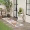 Homeroots 8' Ivory Yellow Orange And Green Starfish Indoor Outdoor Runner Rug 546877 - alternate 4