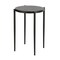 Homeroots 24" Black Metal Round End Table 543848 - alternate 3