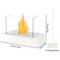 Edendirect Bio Ethanol Ventless Tabletop Fireplace ZR-07-918W - alternate 3