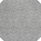 Homeroots 8' Gray Black And Ivory Round Geometric Washable Indoor Outdoor Area Rug 596742 - alternate 4
