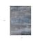 Homeroots 10' X 14' Pewter Navy Blue And Charcoal Abstract Washable Indoor Outdoor Area Rug 630848 - alternate 4