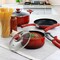 Oster 7 Piece Non Stick Aluminum Cookware Set in Red 128653.07 - alternate 4