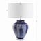 Jonathan Y Wayland 26" Ceramic LED Table Lamp, Seaside Blue JYL5013A - alternate 3