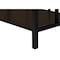 Homeroots 62" Espresso Metal Geometric Bookcase 376531 - alternate 4