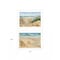 Homeroots Set Of Two Sand Castle and Footprints 2 White Framed Print Wall Art, 2PK 407925 - alternate 3