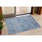 Homeroots 3' X 5' Blue And Ivory Abstract Washable Indoor Outdoor Area Rug 631587 - alternate 1