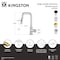 Kingston Brass Single-Handle Pull-Down Kitchen Faucet, Brushed Brass LS2733RKZ - alternate 2