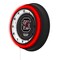 Holland Bar Stool University of South Carolina 19 Double Neon Wall Clock Clk19BK - alternate 3