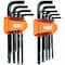 Klein Tools Hex Key Set, Long Ball End, SAE/Metric, 22P BLS22 - alternate 1