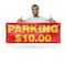 Signmission Parking $10 Dollars, 18 Inch x 48 Inch, Vinyl Banner B-30775 - alternate 2