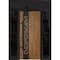 Vdomdoors Steel Door Deux 6678 Natural Oak 2 Sidelight and Transom Window Sidelite Entry Door Painted W16+36+ DEUX6678EXD-OAK-W16+36+16 x H80+16-RH-I - alternate 1