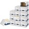 Bankers Box File/Cube File Storage Box Shell - Internal Dimensions: 13in Width x 16.50in Depth x 10.50in, 6PK 1626 - alternate 2