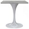 Leisuremod Square 27.56 in W, 29.35 in L, Resin/Steel, White VT20W-S27WMR - alternate 1