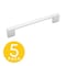 Sapphire Slim Style 5 in. (128 mm) CTC Modern Polished Chrome Cabinet Hardware Handle/Pull, 5PK SP-SLP5-5-PC-5 - alternate 1