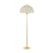 Hudson Valley Lighting Palmetto Floor Lamp in Aged Brass by Cortney Bishop CBL5853-AGB - alternate 1