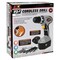 Performance Tool 19.2v Cordless Drill, 3/8 in. Chuck, LED Light, Battery, Bits W50092 - alternate 3