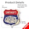 Signmission Santiago's Garage, 18 inch X 18 inch, Vinyl Decal, 2PK SHI-D-2PACK-18-383-SANTIAGO - alternate 2