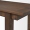Homeroots 106" Dark Brown Solid Wood Self-Storing Leaf Sled Base Extendable Dining Table 604023 - alternate 3