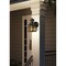 Globe Franklin Motion-Sensing Wall Lantern, LED Lamp, Black Fixture, Matte Black Fixture 60000001 - alternate 3