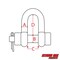 Extreme Max Extreme Max 3006.8359.2 BoatTector Stainless Steel Bolt-Type Chain Shackle - 7/8", 2-Pack 3006.8359.2 - alternate 2