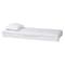 Baxton Studio Lucera Trundle - Underbed Low-Profile Rolling Base for Daybeds and Guest Rooms, Twin, White 263-14375-ZORO - alternate 1