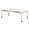 Diversified Spaces Rectangle Drafting Table, 84" W, 88" L, 30" H, HPL Almond DT-90PL - alternate 1