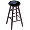 Holland Bar Stool Co Maple Counter Stool, Dark Cherry Finish, Grand Valley State Seat RC24MSDC - alternate 1