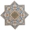 Apollo Tile 7x7 in. Matte Terracotta Soft Gray-Blue Porcelain Star Wall and Floor Tile 6.46 sq ft/case, 16PK UMB88DECSTRBA - alternate 1