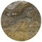 Homeroots 8' Brown Taupe And Chocolate Round Abstract Washable Indoor Outdoor Area Rug 577825 - alternate 3