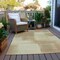 Homeroots 9' X 12' Taupe Geometric Washable Indoor Outdoor Area Rug 608787 - alternate 3