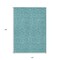 Homeroots 10' X 14' Teal Blue Black And Ivory Geometric Washable Indoor Outdoor Area Rug 596775 - alternate 5