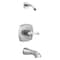 Delta Stryke 14 Series Tub and Shower Less Head Lumicoat Chrome T14476-PR-LHD - alternate 2