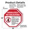 Signmission Absolutely No Soliciting No Politi, 18 inch X 18 inch, Plastic Sign, 2PK OC-P-2PACK-18-18 - alternate 5