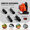 Vevor Backpack Leaf Blower 79CC 2-Cycle Gas Leaf Blower 930CFM Air Volume 184MPH QS25Q79BF - alternate 4