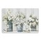 Homeroots 48" x 32" Watercolor Soft Pastel Bouquet Trio Canvas Wall Art 398913 - alternate 1