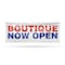 Signmission Boutique Now Open, 36 Inch x 96 Inch, Vinyl Banner B-96-30492 - alternate 1