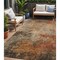 Homeroots 5' X 8' Khaki Brown And Copper Abstract Washable Indoor Outdoor Area Rug 606135 - alternate 1