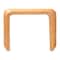 Bali & Pari Eilis Bohemian Light Honey Fluted Rattan Waterfall Console Table 256-14132-ZORO - alternate 5