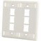 Ortronics HDJ 6 HOLE, 2 GANG FACEPLATE 403HDJ26 - alternate 1